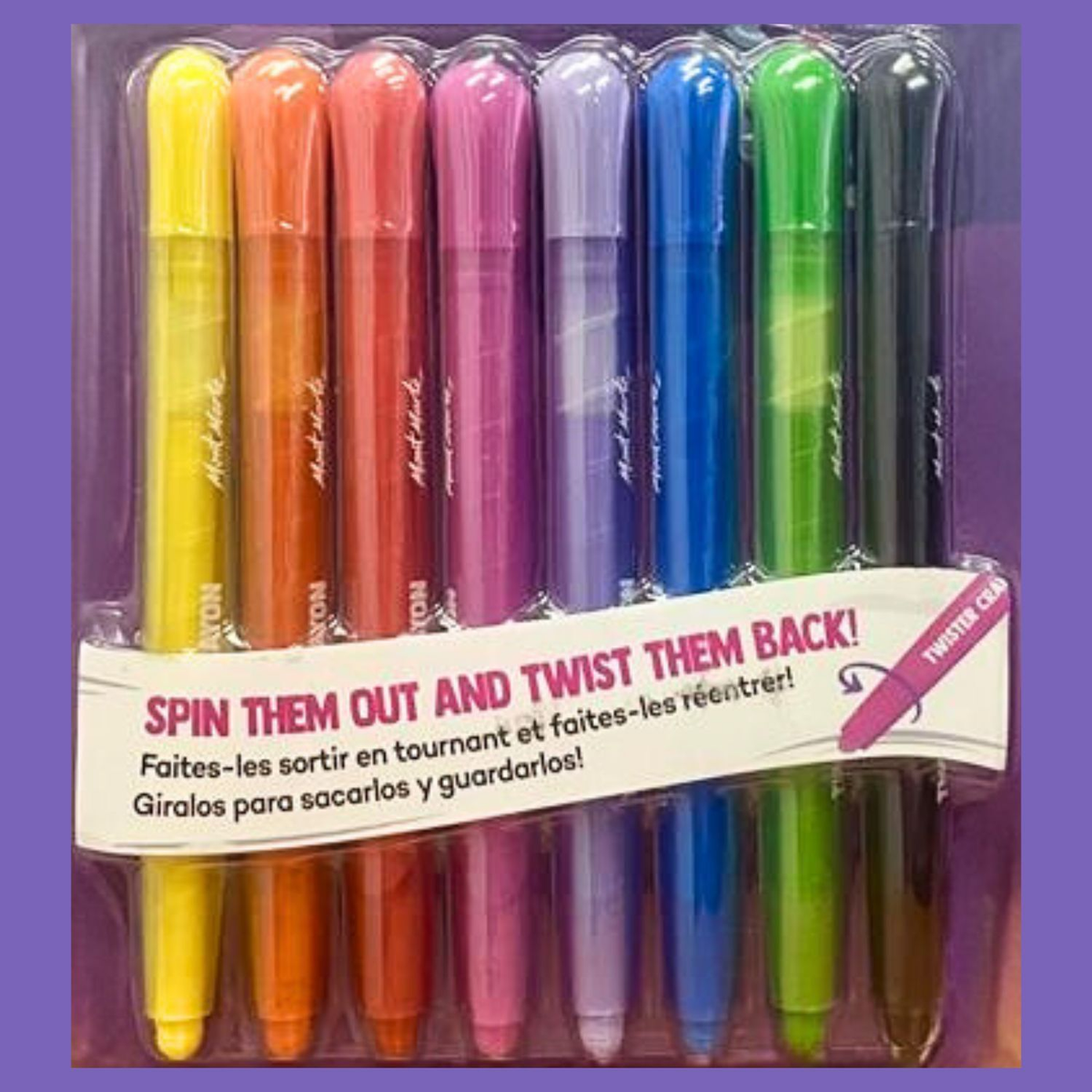 Mont Marte Kids Twister Crayons 8pce image 4