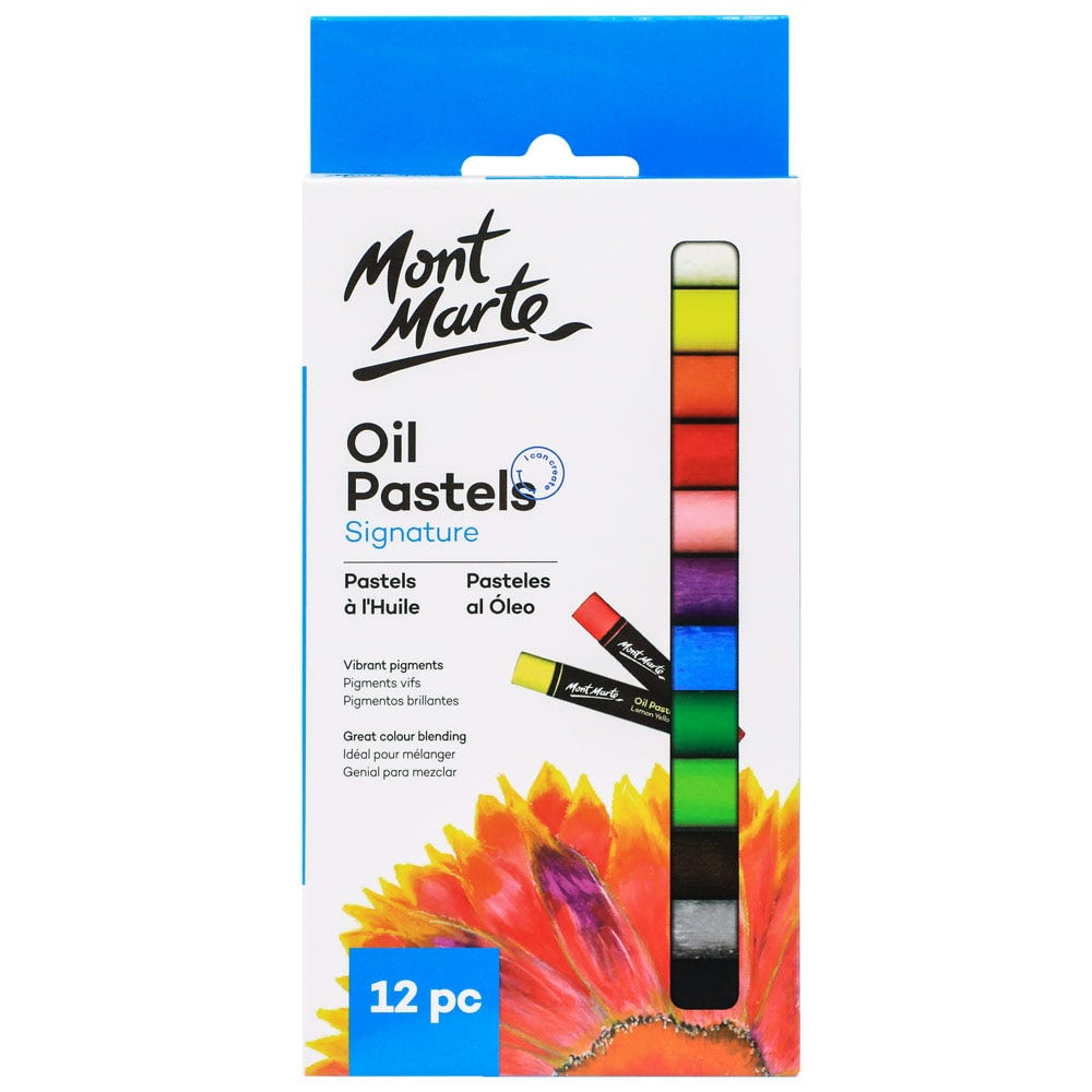 Mont Marte Oil Pastels 12 pce image 3