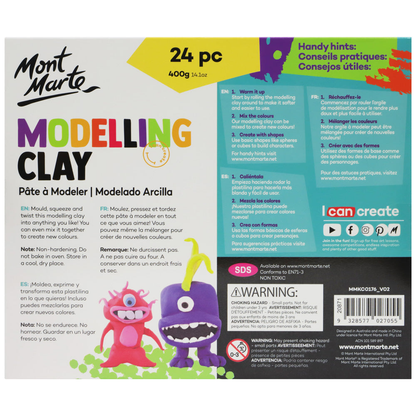 Mont Marte Kids Modelling Clay 24pce image 3