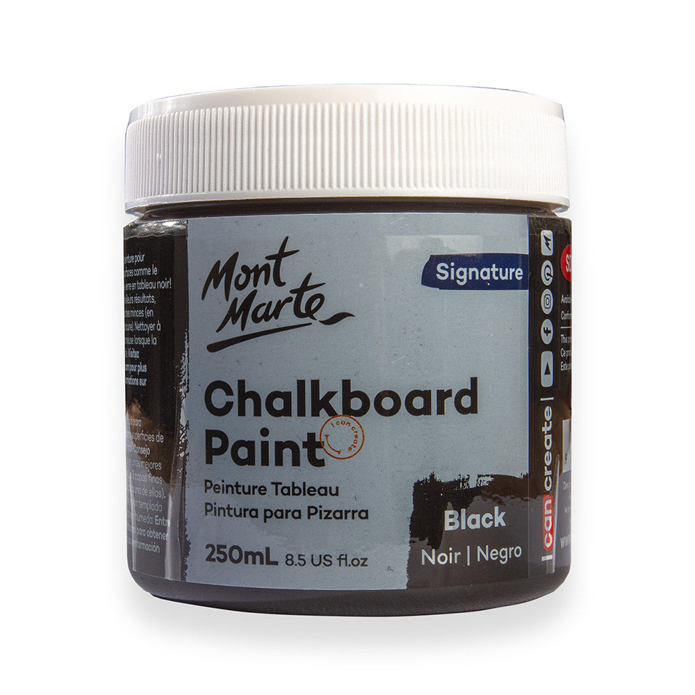 Mont Marte Chalkboard Paint 250ml Black image 3