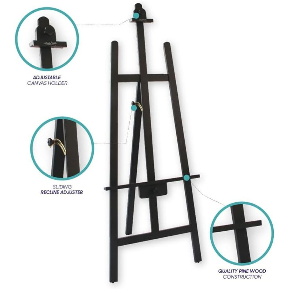 Mont Marte Rear Support Easel Black image 9