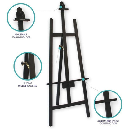 Mont Marte Rear Support Easel Black image 9