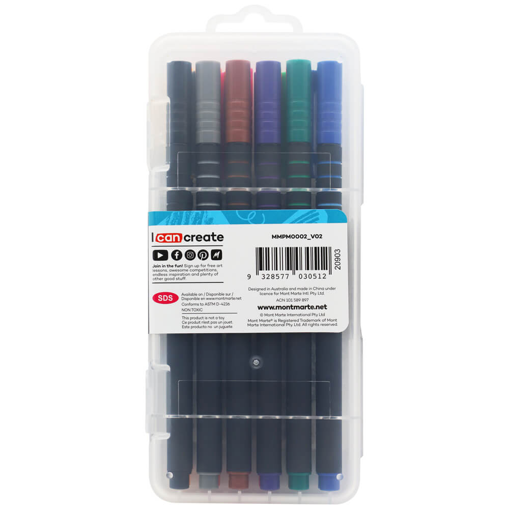 Mont Marte Fineliner Soft Grip 12pce image 4