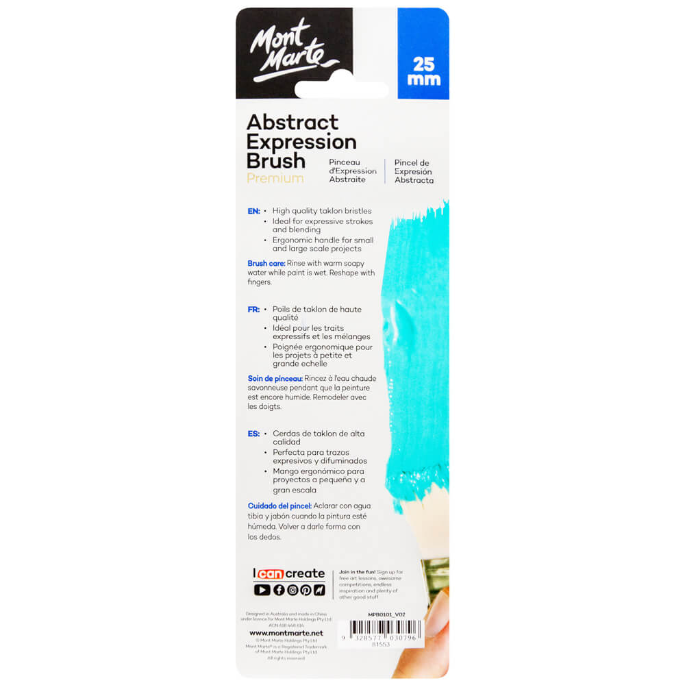 Mont Marte Abstract Expression Brush - 25mm image 5