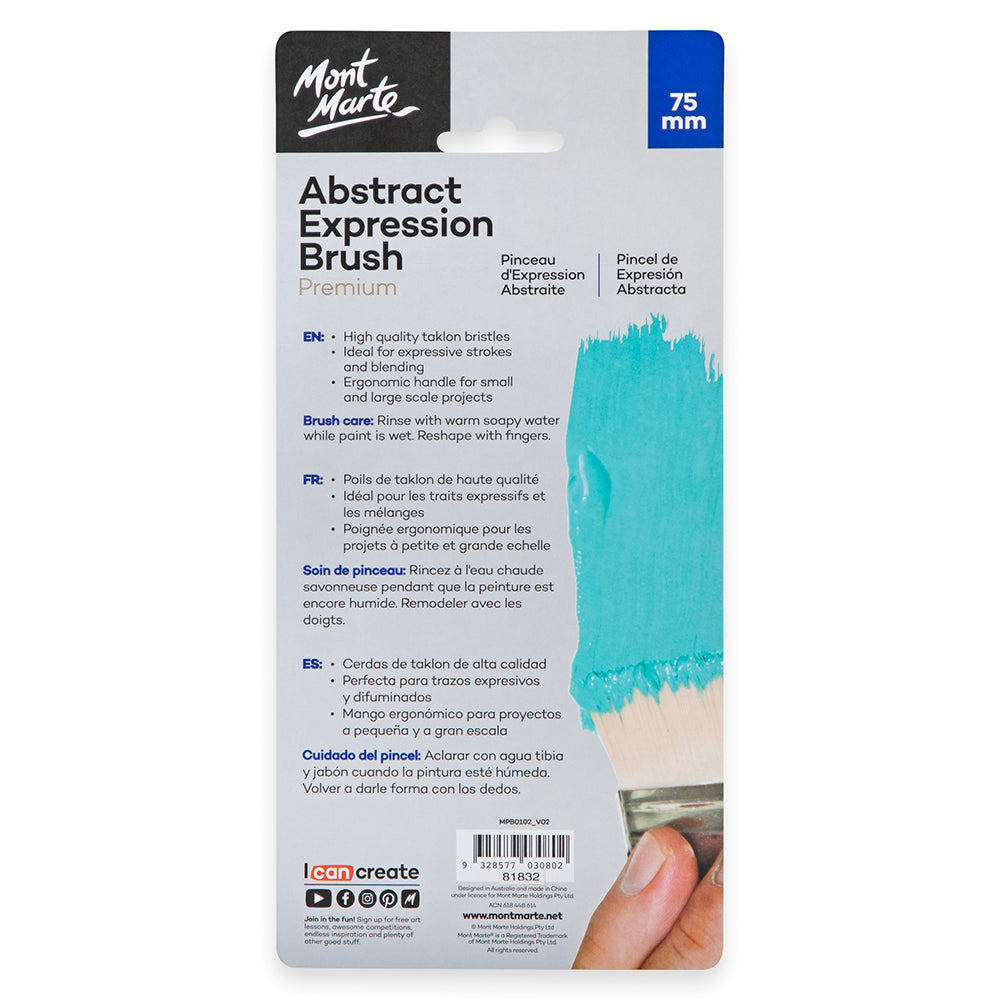 Mont Marte Abstract Expression Brush - 75mm image 5