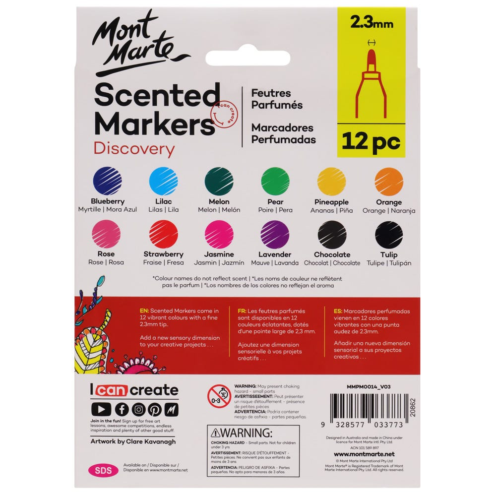 Mont Marte Scented Markers 12pce image 3