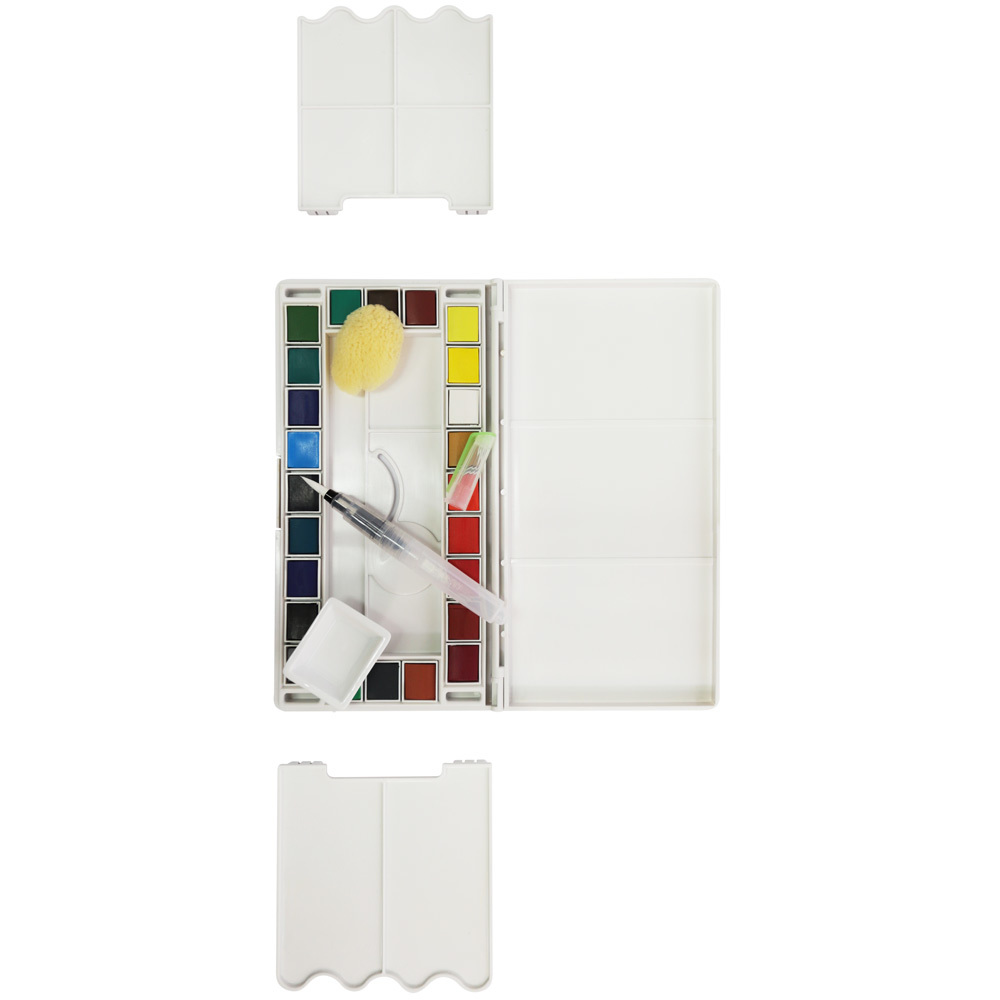 Mont Marte Premium Watercolour Half Pan Set 28pce image 4