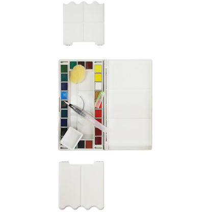 Mont Marte Premium Watercolour Half Pan Set 28pce image 4