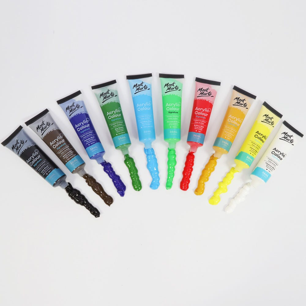 Mont Marte Acrylic Colour Paint Set 24pc x 36ml image 8