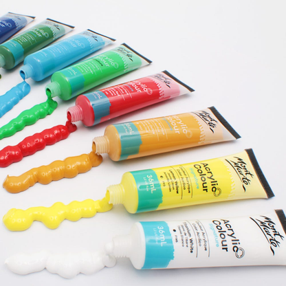 Mont Marte Acrylic Colour Paint Set 24pc x 36ml image 7