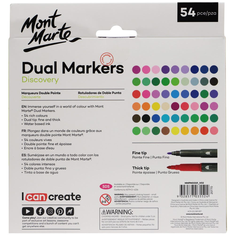 Mont Marte Dual Markers 54pce image 6