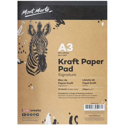 Mont Marte Kraft Paper Pad 50 sheets image 6