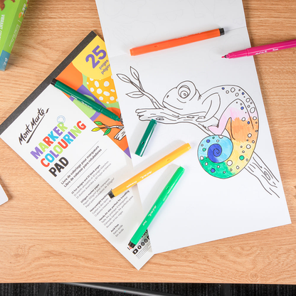 Mont Marte Kids Marker Colouring Pad A4 image 3