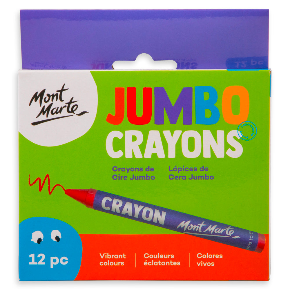 Mont Marte Jumbo Crayons 12pce image 4