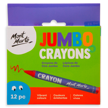 Mont Marte Jumbo Crayons 12pce image 4