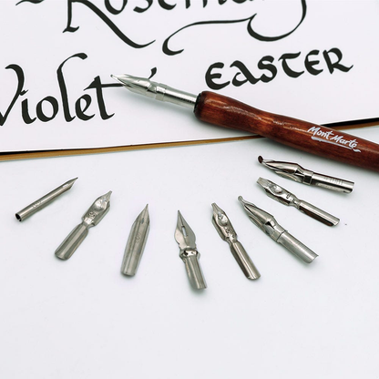 Mont Marte Calligraphy Dip Pen Set - 9 nib image 5