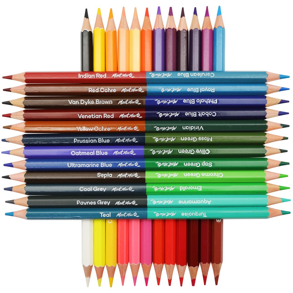 Mont Marte Duo Colour Pencils 24pce image 6