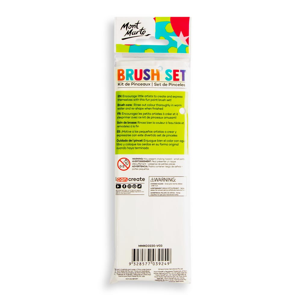 Mont Marte Brush Set 6pce MMKC0220 image 5