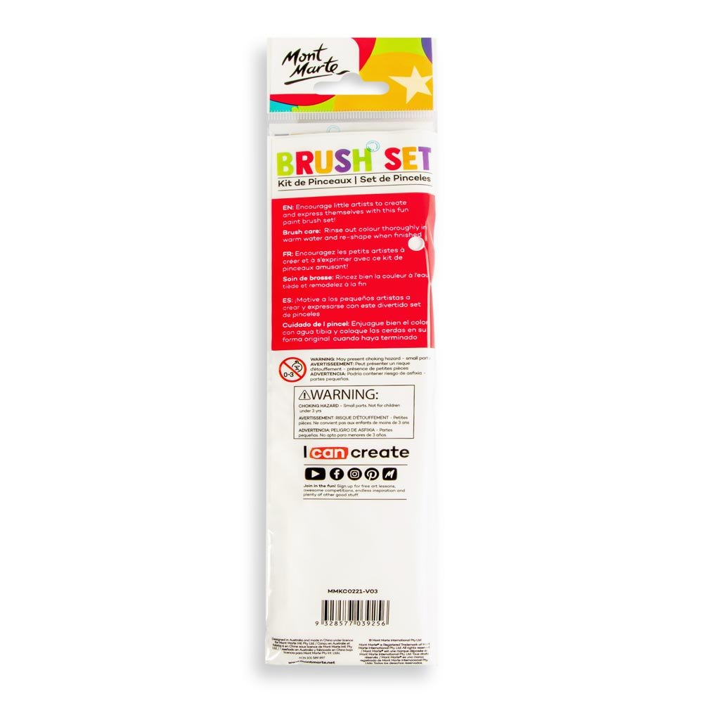 Mont Marte Brush Set 4pce MMKC0221 image 4