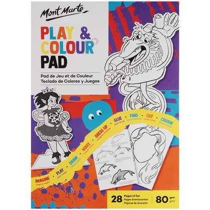 Mont Marte Kids Play and Colour Pad A4 image 3
