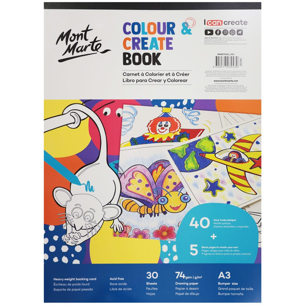 Mont Marte Colour and Create Book A3 image 4