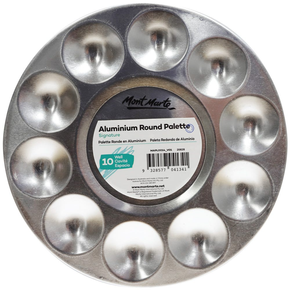 Mont Marte Aluminium Round Palette 17cm image 5
