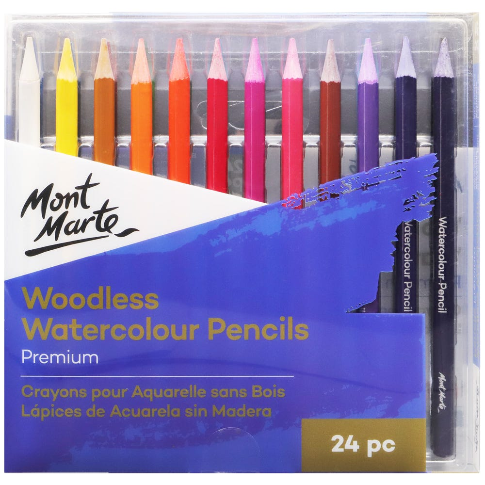 Mont Marte Woodless Watercolour Pencils 24pce image 5