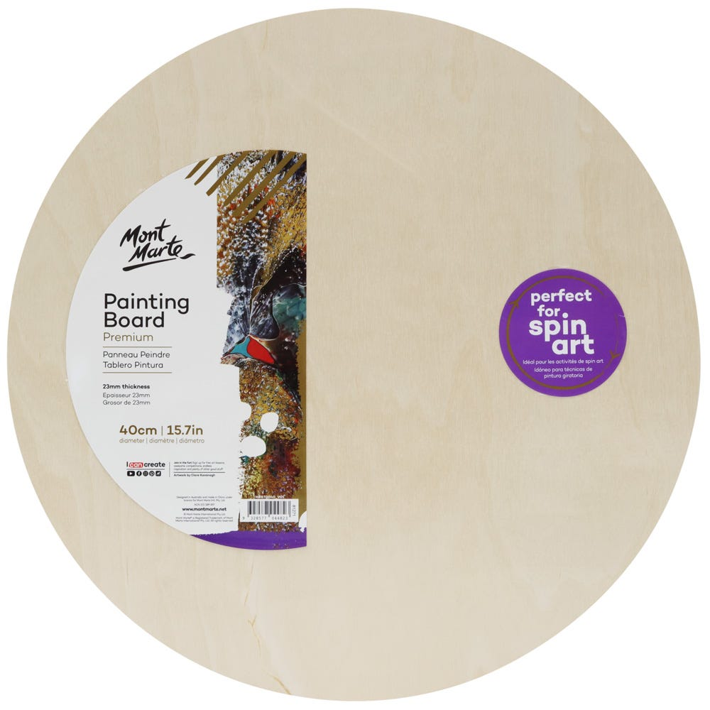 Mont Marte Wooden Painting Board Round image 15