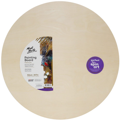 Mont Marte Wooden Painting Board Round image 16