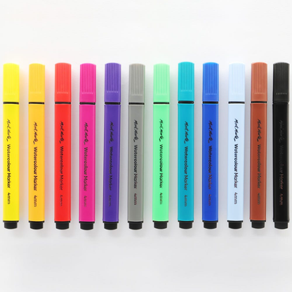 Mont Marte Watercolour Markers 12pc Tri Grip image 7