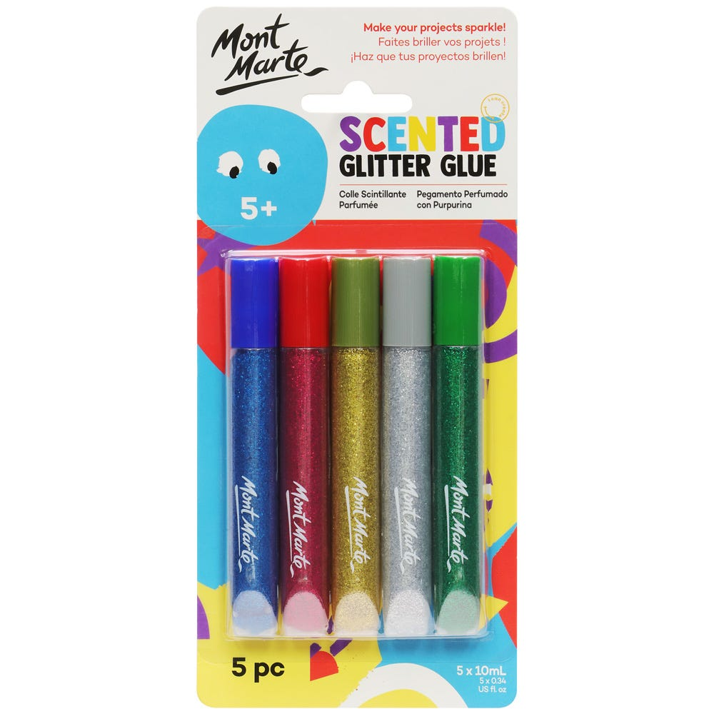 Mont Marte Scented Glitter Glue 5pc image 4