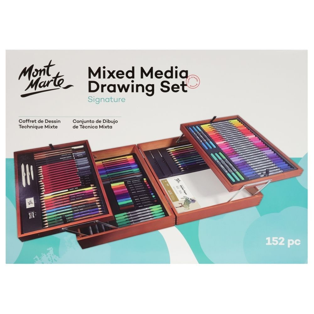 Mont Marte Mixed Media Drawing Set 152pc