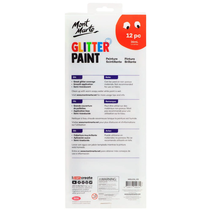 Mont Marte Glitter Paint 12pc x 36ml image 5