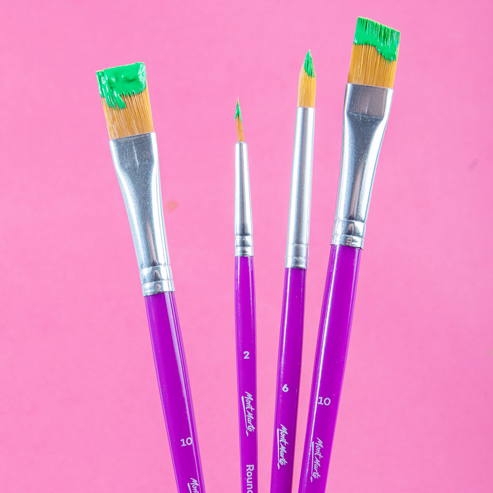 Mont Marte Assorted Brush Set 4pc image 12