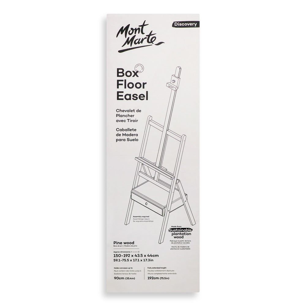 Mont Marte Box Floor Easel Pine image 6