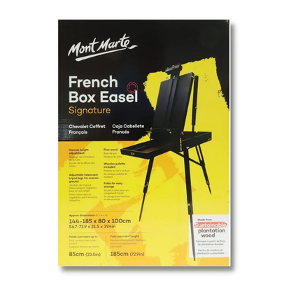 Mont Marte Black French Box Easel