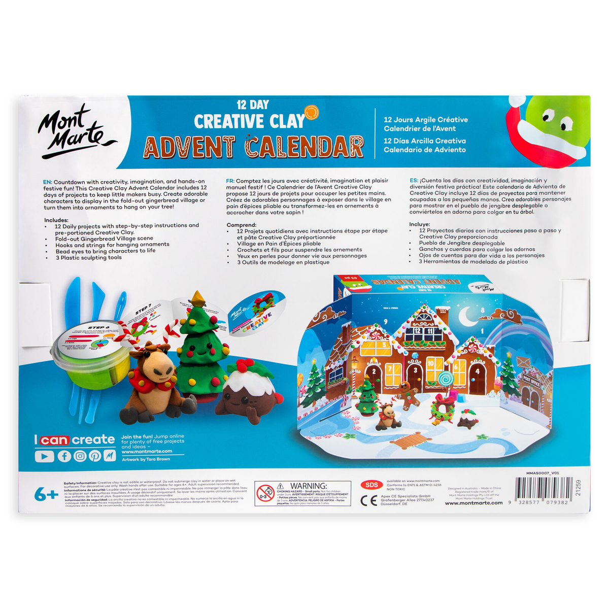 Mont Marte Creative Clay Advent Calendar
