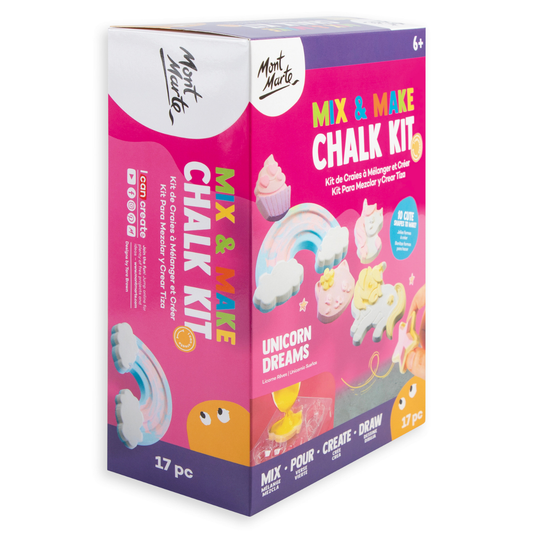 Mont Marte Mix & Make Chalk Kit - Unicorn Dreams 17pc
