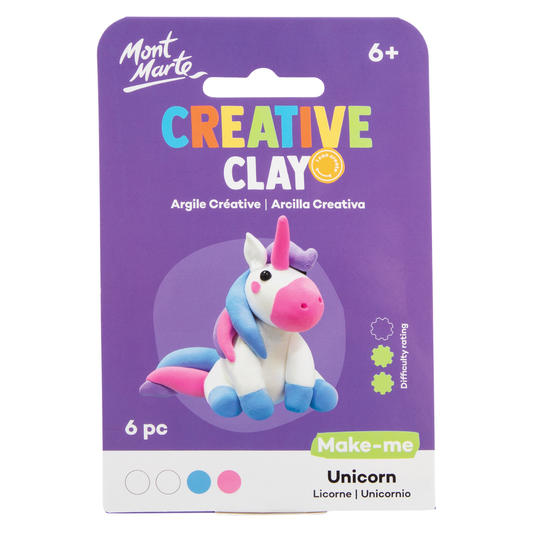 Mont Marte Creative Clay Make Me - Unicorn Default Title