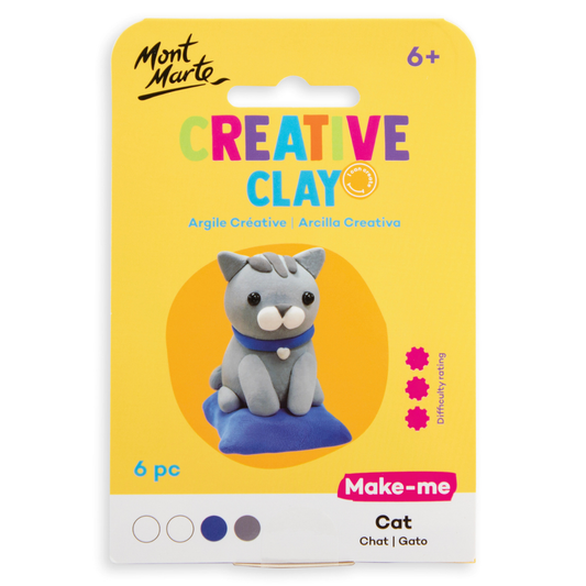 Mont Marte Creative Clay Make Me - Cat Default Title