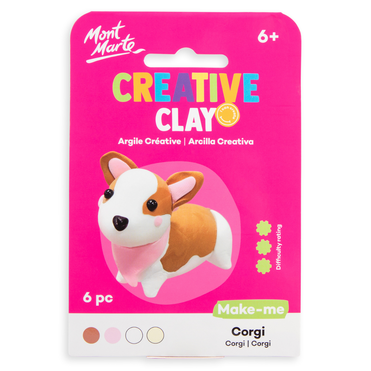 Mont Marte Creative Clay Make Me - Corgi Default Title