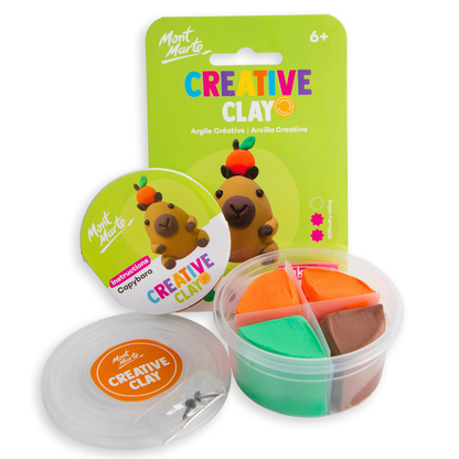 Mont Marte Creative Clay Make Me - Capybara