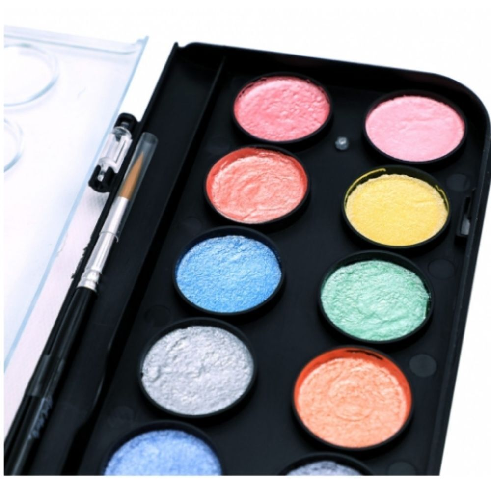 Mont Marte Metallic Watercolour Cake Set 17pc