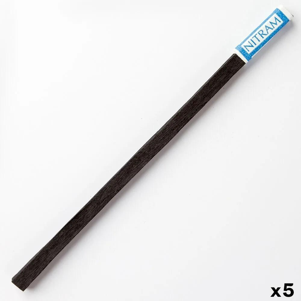 Nitram Fine Charcoal 5 x H Hard Square 5mm image 3