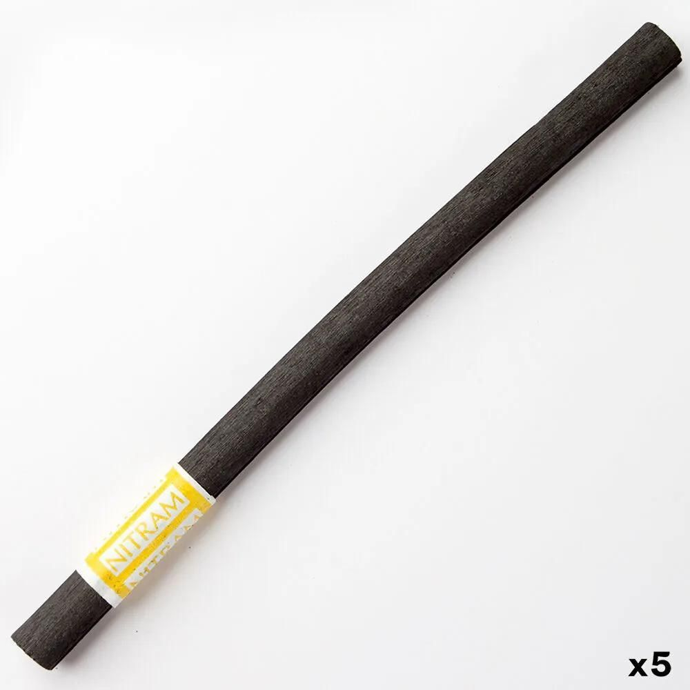 Nitram Fine Charcoal Petit Baton 5 x Soft Round 6mm image 4