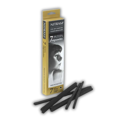 Nitram Fine Charcoal Mignonette Refills 7 x Soft Squares 4mm image 4