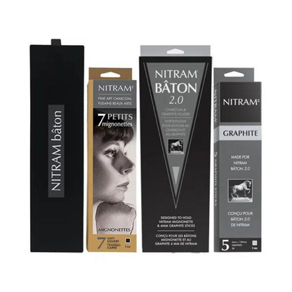 Nitram Fine Charcoal Mignonette Refills 7 x Soft Squares 4mm image 3