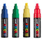 Posca 8K Bold Chisel - Pack of 4 Assorted
