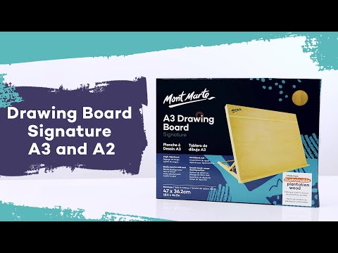 Mont Marte Drawing Board A2 with elastic band image 6