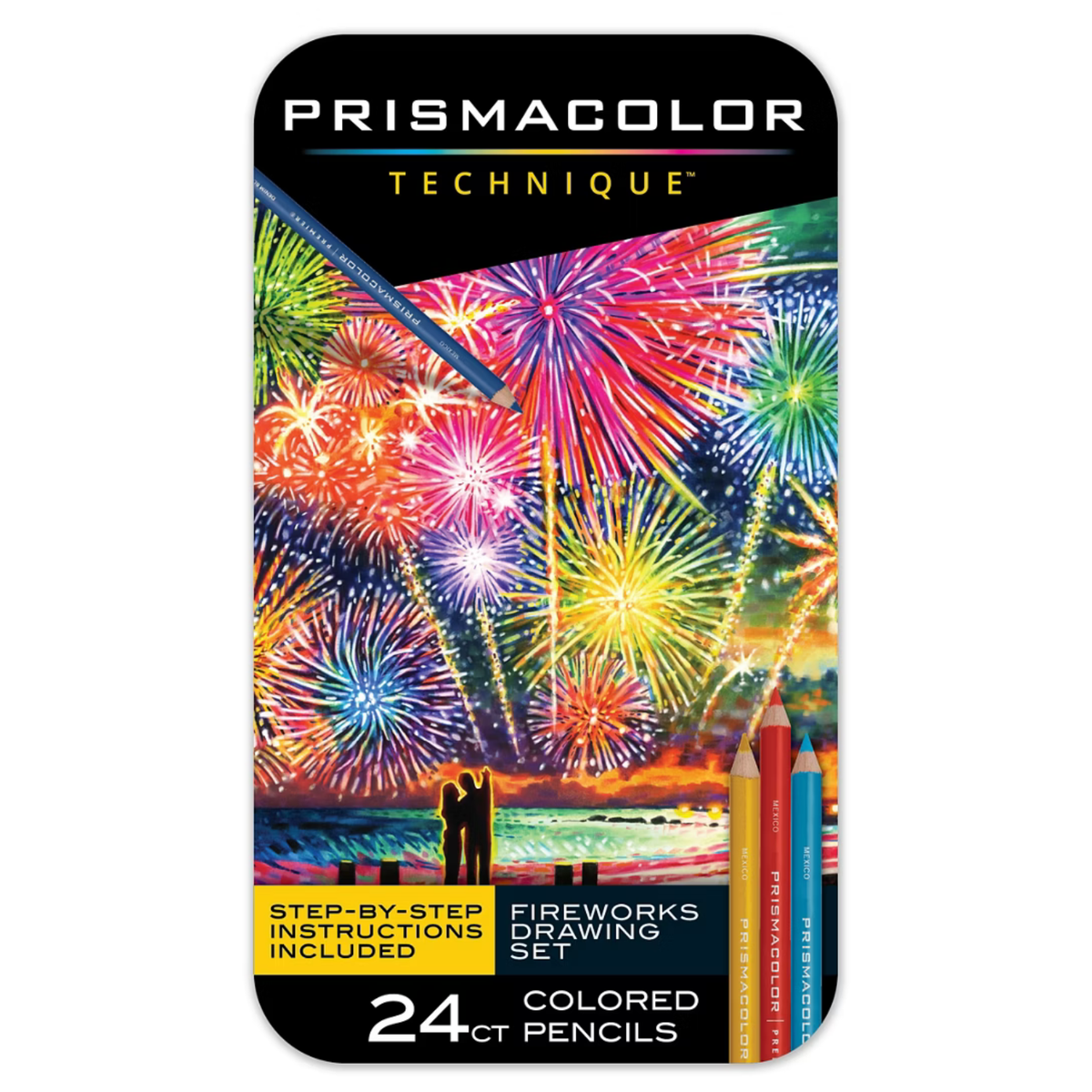 PRISMACOLOR Pencil Set of 24 - Fireworks Drawing Techniques